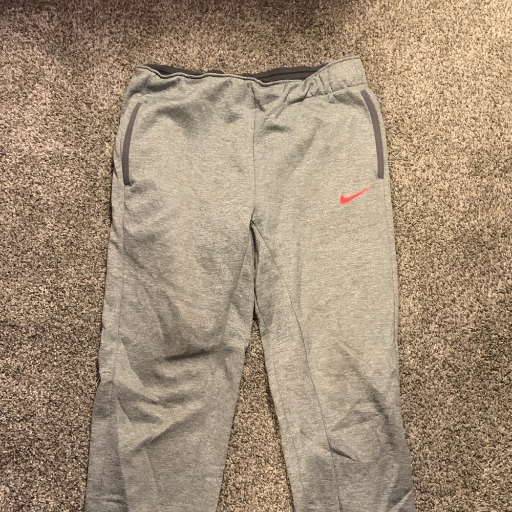 Gray Nike Dry Fit Sweatpants